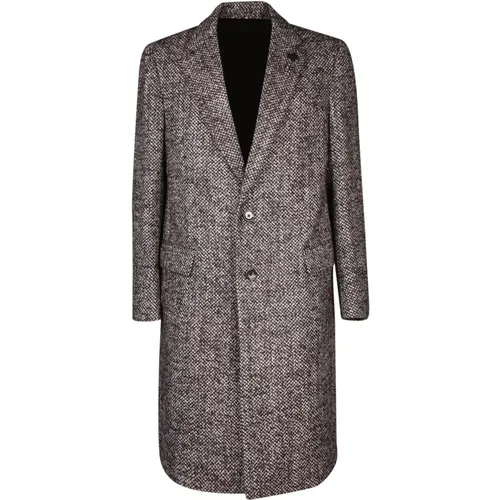 Wool Blend Coat Aw24 , male, Sizes: XL, M, S - Lardini - Modalova