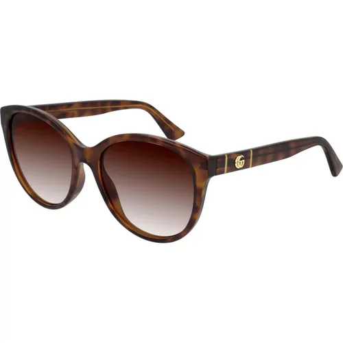 Shaded Sunglasses , female, Sizes: 56 MM - Gucci - Modalova