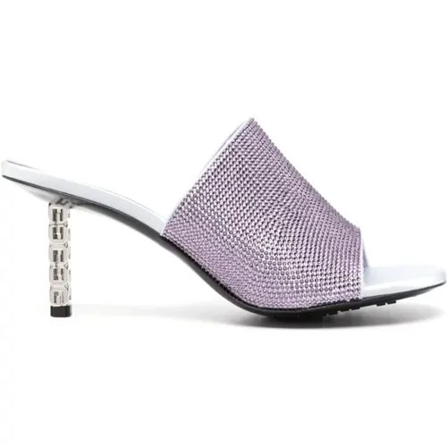 G Cube Embellished Mules , female, Sizes: 5 UK, 6 UK, 3 UK - Givenchy - Modalova