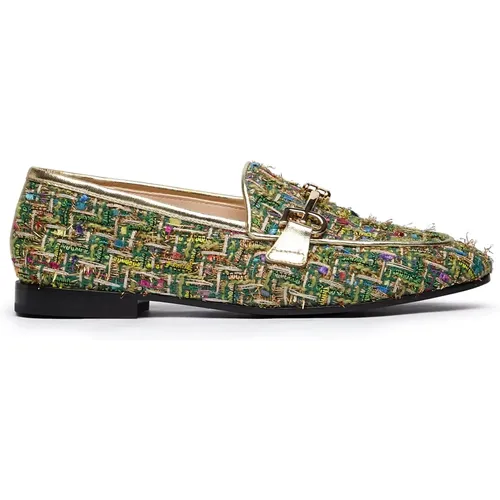 Mint Moccasin Loafers , female, Sizes: 6 UK, 5 1/2 UK, 3 1/2 UK, 4 UK, 5 UK - Fabi - Modalova