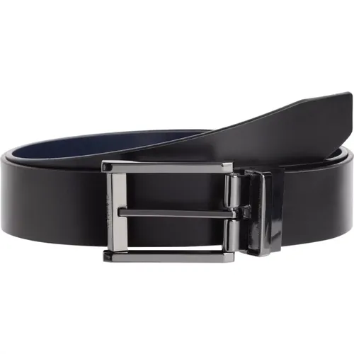 Lux Faceted Belt , male, Sizes: 95 CM, 85 CM, 100 CM, 105 CM - Calvin Klein - Modalova