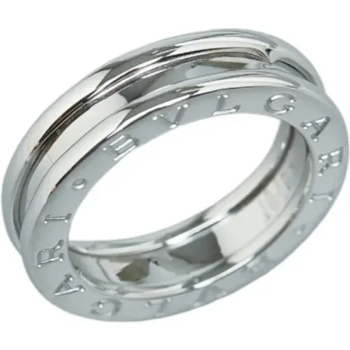 Pre-owned White Gold rings , female, Sizes: ONE SIZE - Bvlgari Vintage - Modalova