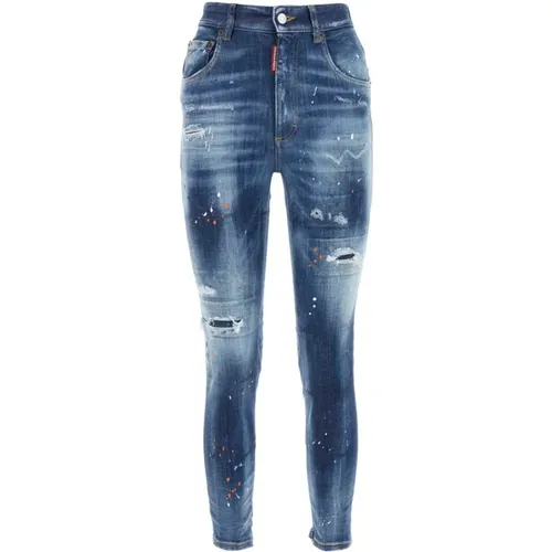 Skinny Jeans , Damen, Größe: XS - Dsquared2 - Modalova