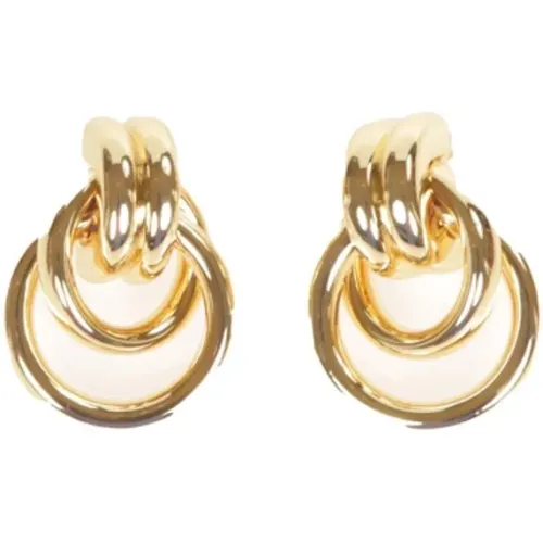 Gold Double Knot Earrings , female, Sizes: ONE SIZE - Anine Bing - Modalova