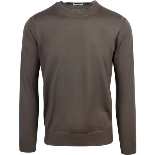 Braune Sweaters in Regular Fit - Paolo Pecora - Modalova