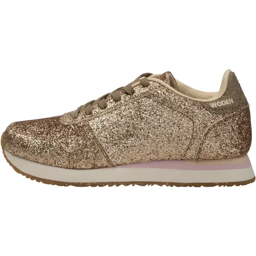 Glitter Icon Sneaker , female, Sizes: 9 UK, 6 UK, 4 UK, 7 UK, 3 UK, 5 UK, 8 UK - Woden - Modalova