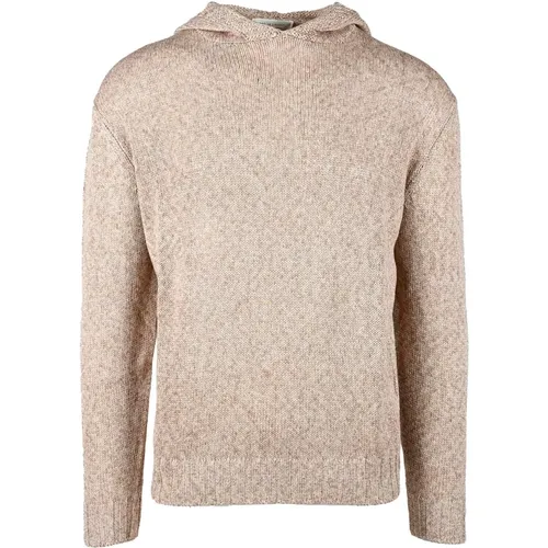 Men's Taupe Sweater , male, Sizes: M - Filippo De Laurentiis - Modalova