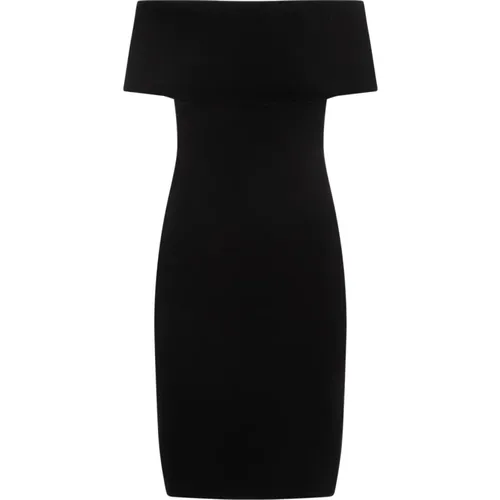 Off-Shoulder Midi Dress , female, Sizes: XS - Bottega Veneta - Modalova