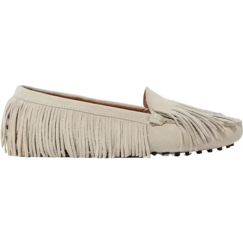 Zeitlose Eleganz Wildleder Loafers , Damen, Größe: 41 EU - Scarosso - Modalova