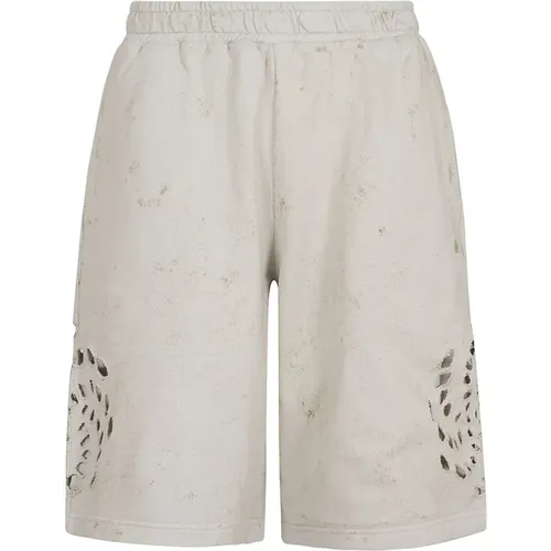 Men's Clothing Shorts White Ss24 , male, Sizes: L, M - 44 Label Group - Modalova