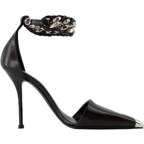 Leder heels Alexander McQueen - alexander mcqueen - Modalova