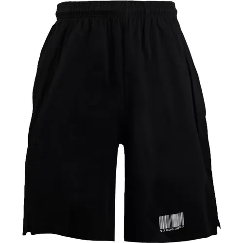 Cotton Bermuda Shorts Vl12Pa500B , male, Sizes: XL, M, S - Vetements - Modalova