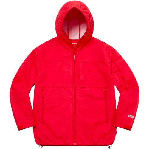 Rote Full Zip Facemask Jacke Limited Edition , Herren, Größe: M - Supreme - Modalova