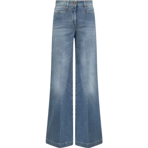 Blaue Wide Leg Jeans , Damen, Größe: W28 - Seafarer - Modalova