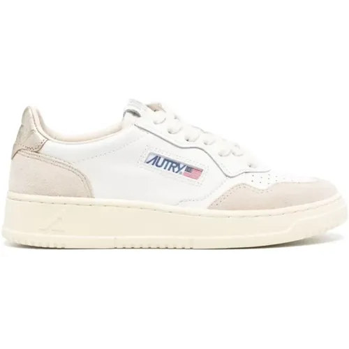 Medalist Low Leder Wildleder Sneakers , Damen, Größe: 35 EU - Autry - Modalova