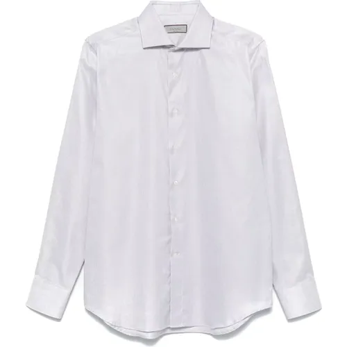 Italian Cotton Shirt Designers Code Gd03314 , male, Sizes: 4XL, 3XL, L, M, XL - Canali - Modalova