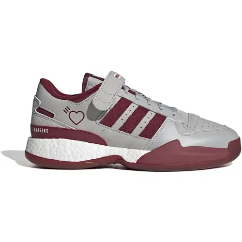 Forum Low Burgundy Retro Sneaker , Herren, Größe: 41 1/3 EU - Adidas - Modalova