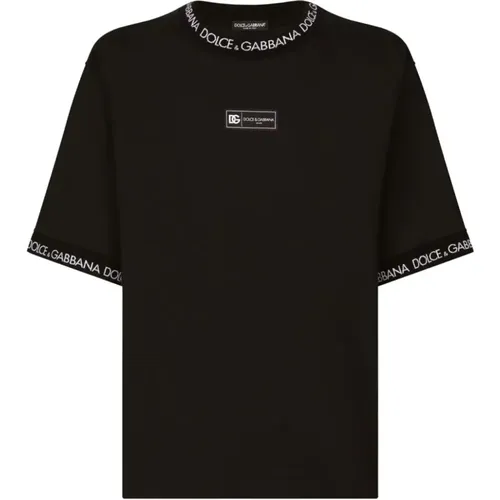 T-shirts and Polos by Dolce Gabbana , male, Sizes: S, M, XS - Dolce & Gabbana - Modalova