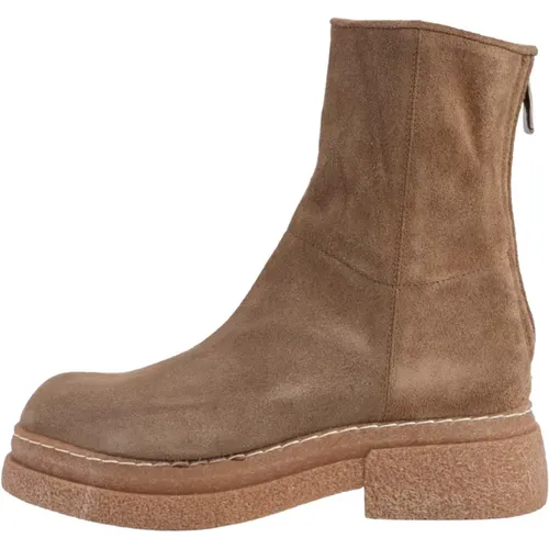 Hochwertiger Wildleder Stiefelette , Damen, Größe: 36 1/2 EU - alberta ferretti - Modalova