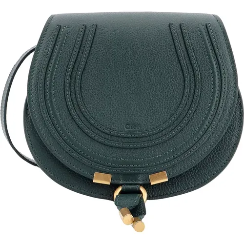 Leather Shoulder Bag , female, Sizes: ONE SIZE - Chloé - Modalova
