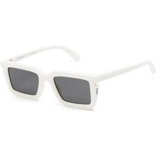 Off , Oeri113 0107 Sunglasses , unisex, Sizes: 52 MM - Off White - Modalova
