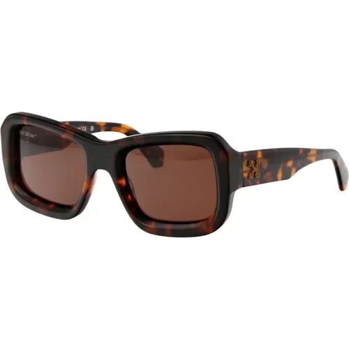 Verona Sunglasses for Stylish Sun Protection , unisex, Sizes: 53 MM - Off White - Modalova