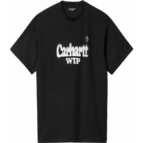 Cotton Logo T-shirt , male, Sizes: XL, M - Carhartt WIP - Modalova