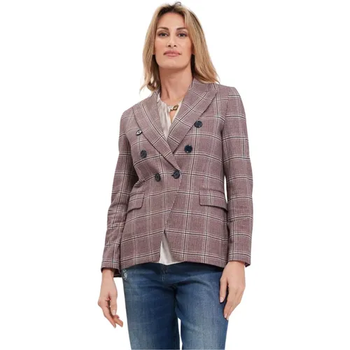 Stilvolle Jacke , Damen, Größe: M - Circolo 1901 - Modalova