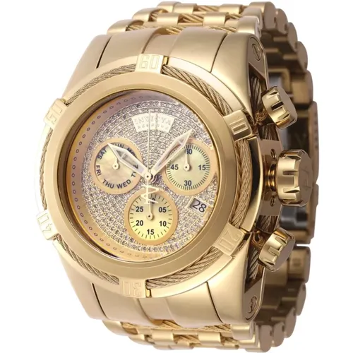 Diamond Bolt Zeus Men's Quartz Watch , male, Sizes: ONE SIZE - Invicta Watches - Modalova