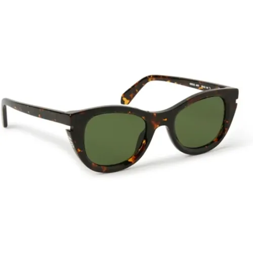 Trendige Boulder Sonnenbrille - Off White - Modalova