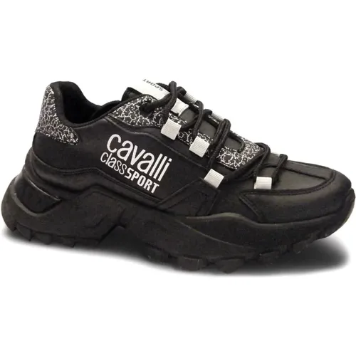 Glitter Platform Sneakers for Women , female, Sizes: 3 UK - Cavalli Class - Modalova