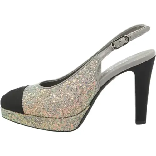 Pre-owned Canvas heels , female, Sizes: 3 1/2 UK - Chanel Vintage - Modalova