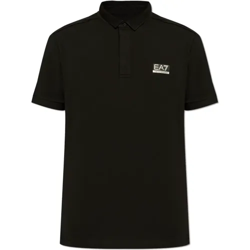 Polo mit Logo , Herren, Größe: 2XL - Emporio Armani EA7 - Modalova