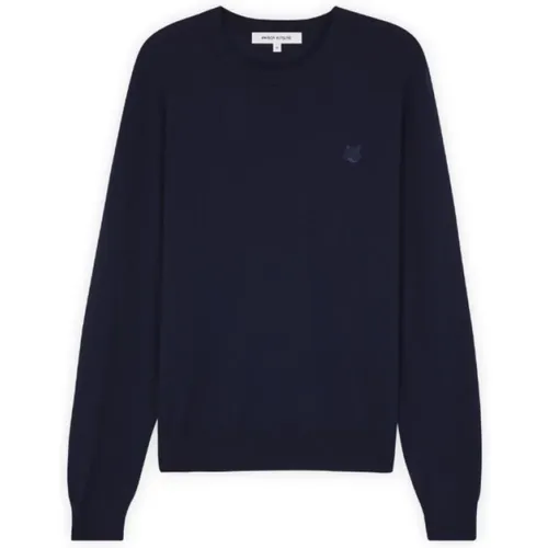 Logo Sweater , male, Sizes: L, M, XL, S - Maison Kitsuné - Modalova