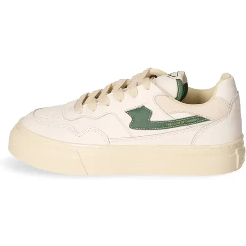 Pearl S-Strike Leder Sneaker , Damen, Größe: 36 EU - S.W.C. Stepney Workers Club - Modalova