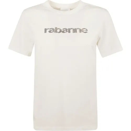 Stylische T-Shirts und Polos , Damen, Größe: L - Paco Rabanne - Modalova