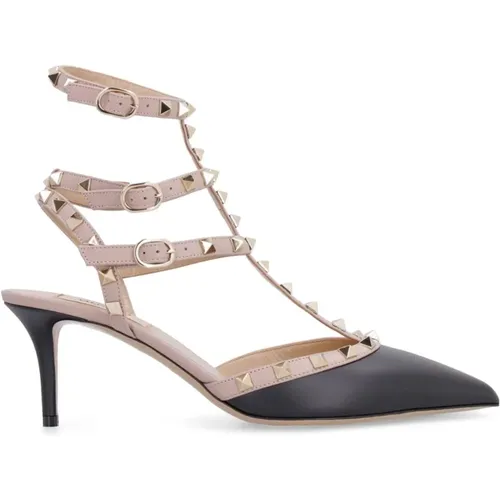 Nieten Leder Slingback Absätze - Valentino Garavani - Modalova