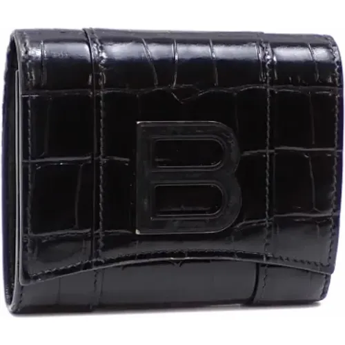 Pre-owned Leather wallets , female, Sizes: ONE SIZE - Balenciaga Vintage - Modalova