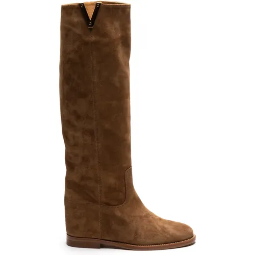 Stylish Boots , female, Sizes: 8 UK, 4 UK - Via Roma 15 - Modalova