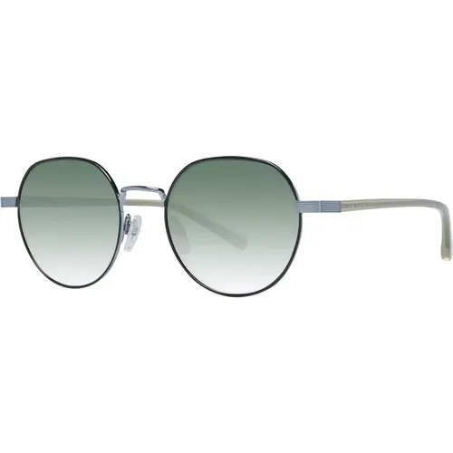 Graue Runde Sonnenbrille für Männer , Herren, Größe: ONE Size - Ted Baker - Modalova