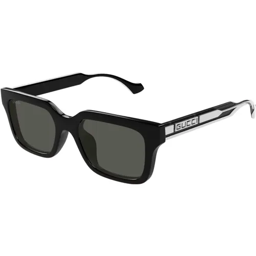 Grey Sunglasses , male, Sizes: 55 MM - Gucci - Modalova