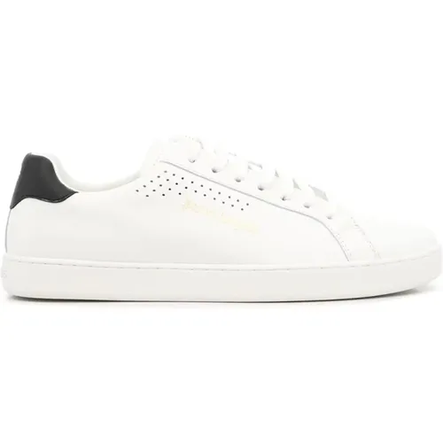 Leather Low-Top Sneakers , male, Sizes: 6 UK - Palm Angels - Modalova