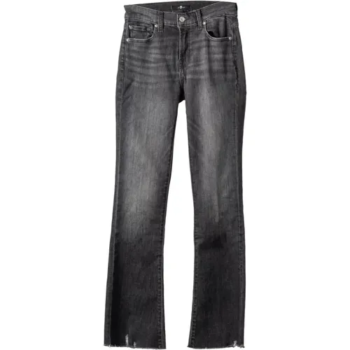 Luxury Bootcut Tailorless Jeans , male, Sizes: 3XS, L - 7 For All Mankind - Modalova