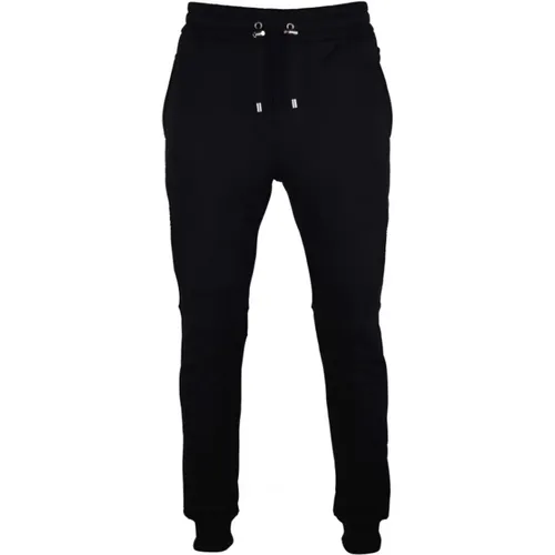 Schwarzer Baumwoll-Jogginganzug , Herren, Größe: XL - Balmain - Modalova