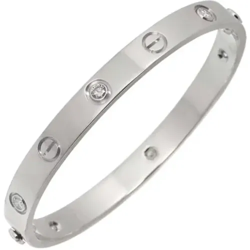 Pre-owned White Gold bracelets , female, Sizes: ONE SIZE - Cartier Vintage - Modalova