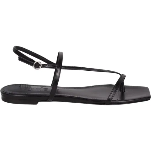 Ella Flat Sandal , female, Sizes: 3 UK - aeyde - Modalova