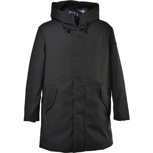 Parka in dark nylon , male, Sizes: 3XL, XL, 2XL, L, 4XL - Baldinini - Modalova