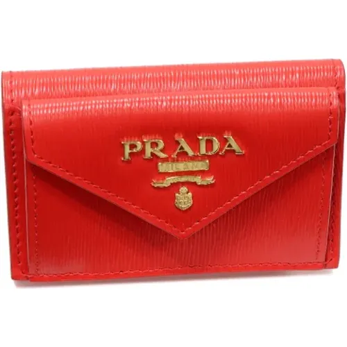 Pre-owned Leather wallets , female, Sizes: ONE SIZE - Prada Vintage - Modalova