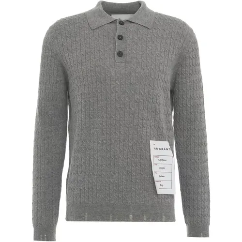 Grey Knitwear Aw24 , male, Sizes: M, L, XL - Amaránto - Modalova