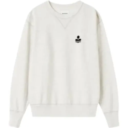 Langarm Baumwoll-Sweatshirt Logo , Herren, Größe: L - Isabel marant - Modalova